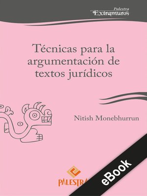 cover image of Técnicas para la argumentación de textos jurídicos